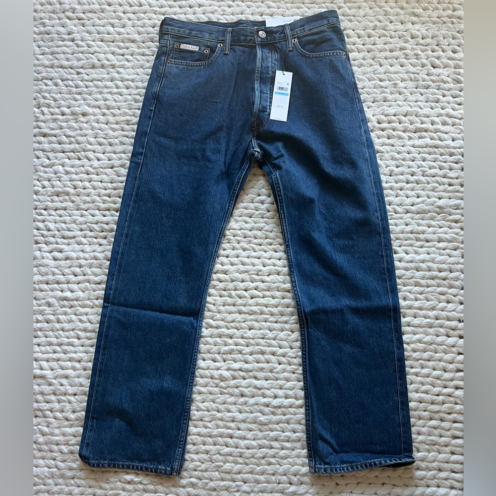 Organic cotton Calvin Klein Classic straight jeans